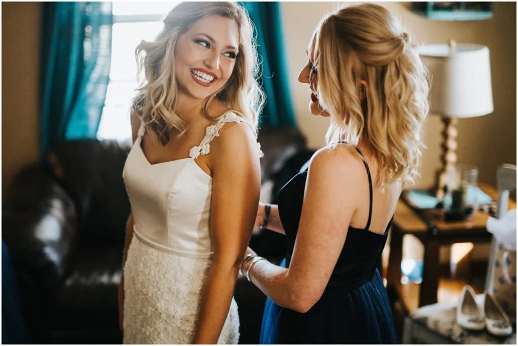 Ann's family wedding gown, featured in her heirloom redesign story